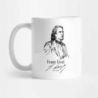 Franz Liszt, Classical Music-Piano Mug